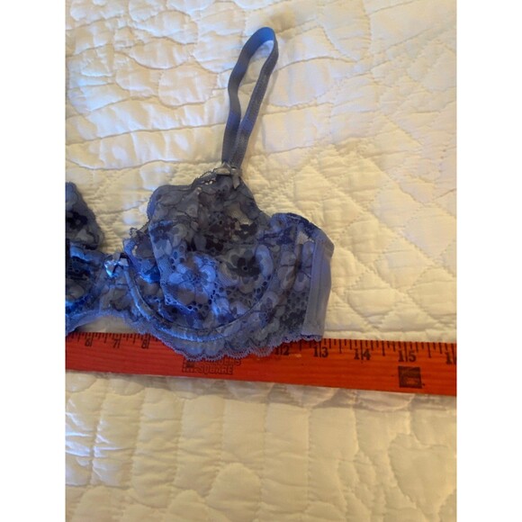 Adore Me Bra Periwinkle Blue Underwire Womens Lacy Sexy Lingerie - Picture 8 of 8